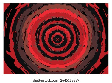 Onda de partícula circular abstrata. Portal espiral, vórtice líquido, hidromassagem, fundo hipnótico.