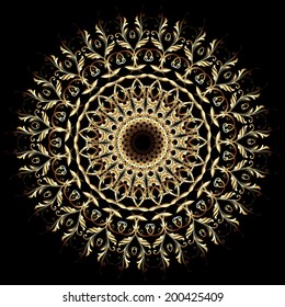abstract circular pattern