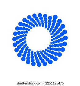 abstract circular pattern fibonacci design spiral motion vector illustration eps  