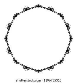 Abstract circular pattern or mandala in vector. Graphic frame for design, vintage decorative element in arabic, style. Vector illustration.