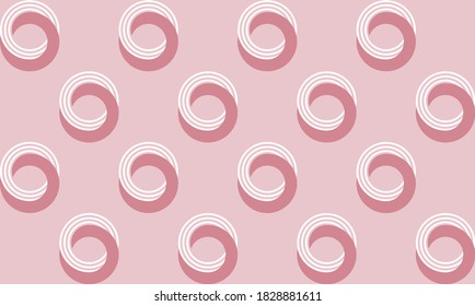 Abstract circular pattern on pink background.EPS10 Illustration.