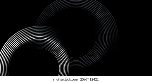Abstract Circular Pattern Vector Background. Round Colorful Arcs Spiral Backdrop. Moving Circles. 3D Tunnel Depth Effect. Vector Illustration. Radial Speed