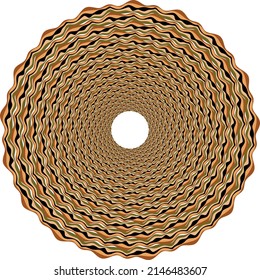 Abstract circular pattern. Vector Illustration.