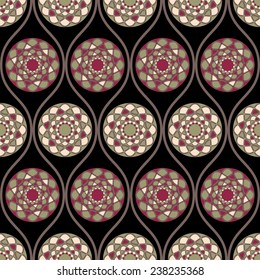 Abstract circular pattern. Vector illustration