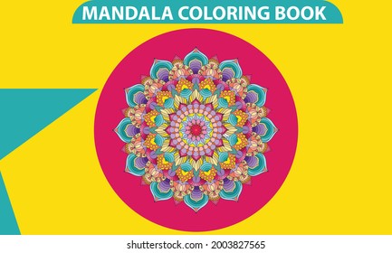 abstract circular pattern,mandale art design,seamless geometric wall paper,line and colorful shape background