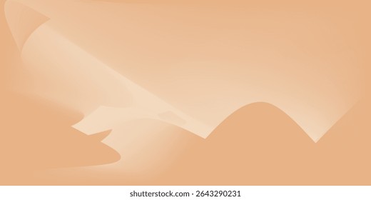 Abstract Circular Platform on White Floor with Orange Background for Luxury Product Display simple modern art design