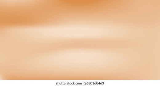 Abstract Circular Platform on White Floor with Orange Background modern