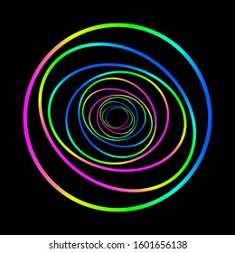 An abstract circular shape background image.