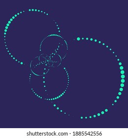 An abstract circular shape background image.