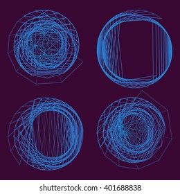 abstract circular shapes