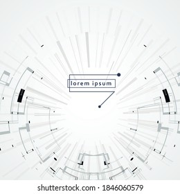 Abstract circular shapes form. Logo design. Vector illustration background