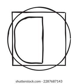 abstract circular shapes vector art. Vintage decorative elements