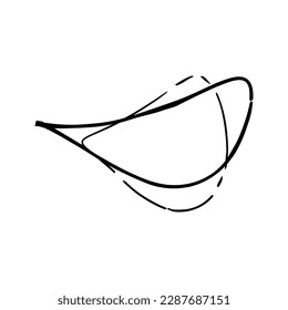 abstract circular shapes vector art. Vintage decorative elements