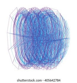 abstract circular shapes. Vector illustration.
