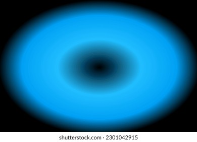 Abstract circular shiny blue vector decorative background