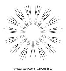 abstract Circular sparkle black rays explosion