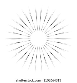 abstract Circular sparkle black rays explosion