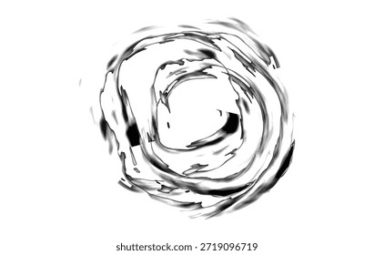 Remolino circular abstracto creado a partir de textura de papel quemado al fuego. adecuado para el arte conceptual, fondos y proyectos de diseño creativo.