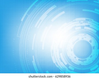 Abstract Circular Technology Background