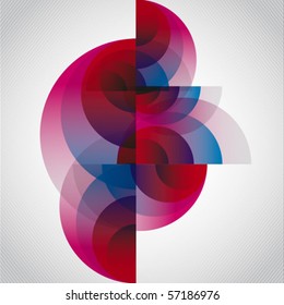 Abstract circular vector