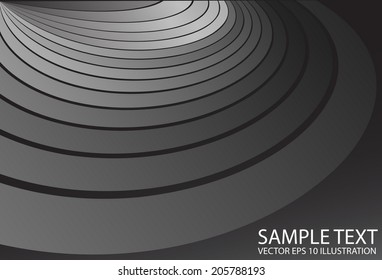 Abstract circular vector background illustration - Abstract  silver vector circular background template