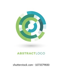 Abstract circular vector logo