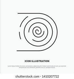 Abstract, Circulation, Cycle, Disruptive, Endless Line Icon Vector