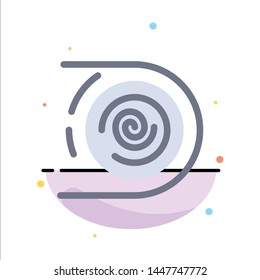 Abstract, Circulation, Cycle, Disruptive, Endless Abstract Flat Color Icon Template