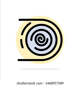 Abstract, Circulation, Cycle, Disruptive, Endless Abstract Circle Background Flat color Icon. Vector Icon Template background