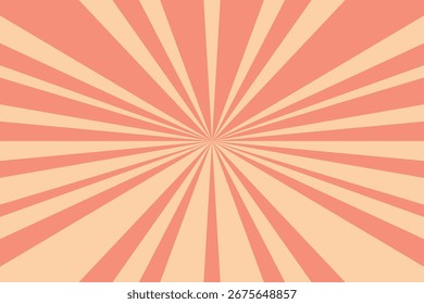Abstract circus rays sunbeam burst background green vector illustration template for backdrop poster web banner
