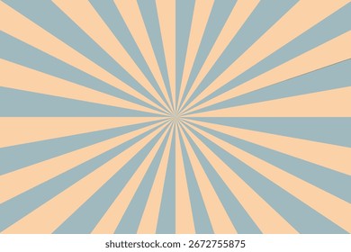 Abstract circus retro rays sunbeam burst background green vector illustration template for backdrop poster web banner