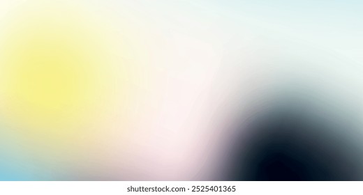 Abstractas nubes cirros. Anuncio de Vector de color azul claro y rosa. Patrón de cielo degradado pastel. Fondo de gradiente colorido de fuzz de luz borrosa. Formas de malla lisa pastel. 