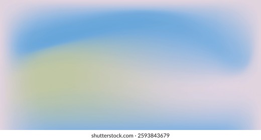 Abstract cirrus clouds. Light blue, pink color vector banner. Pastel gradient sky pattern. Blurred light fuzz colorful gradient background