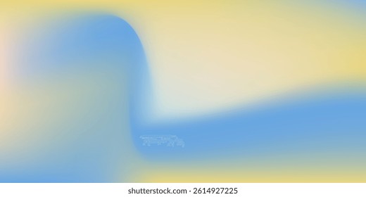 Abstract cirrus clouds. Light blue, pink color vector banner. Pastel gradient sky pattern. Blurred light fuzz colorful gradient style. Pastel smooth mesh shapes. Vector soft horizontal backdrop