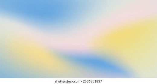 Abstract cirrus clouds. Light blue, pink color vector banner. Pastel gradient sky pattern. Blurred light fuzz colorful gradient background. Pastel smooth mesh shapes. Vector soft horizontal backdrop