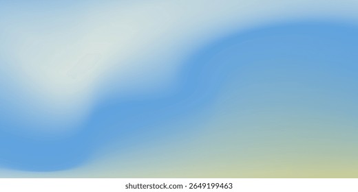 Nuvens de cirros abstratas. Banner azul claro, cor rosa. Padrão de gradiente do céu pastel. Fundo de gradiente colorido difuso luz borrada fuzz. Pastel suaviza as formas de malha. Tela de fundo horizontal macia do vetor