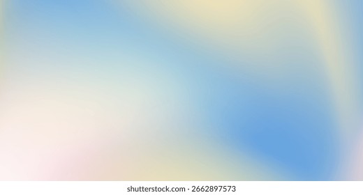 Abstrakte Zirruswolken. Hellblauer, rosafarbener Vektorbanner. Pastel Farbverlauf Himmel blau Farbe abstrakt moderne Kunst einfach gute Illustrationen