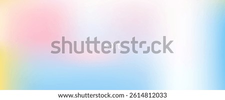 Abstract cirrus clouds. Light blue, pink color vector banner. Pastel gradient sky pattern. Blurred light fuzz colorful gradient background. Pastel smooth mesh shapes.