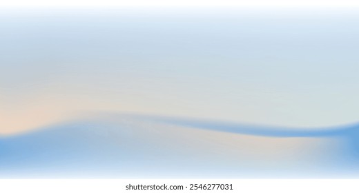 Nuvens de cirros abstratas. Pastel gradiente céu padrão artes simples modernas