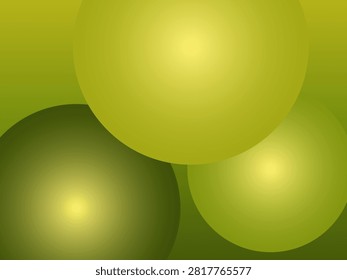 Abstract citrus burst gradient background with soft glowing orbs, modern vector cover design
