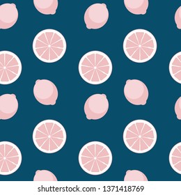 Abstract Citrus Seamless Pattern Background Vector Illustration EPS10