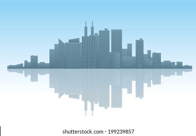 Abstract city