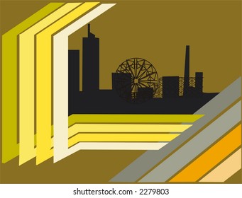 abstract city