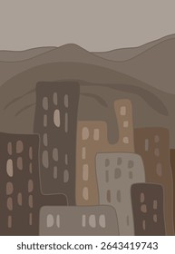 abstract city background silhouette of the city 