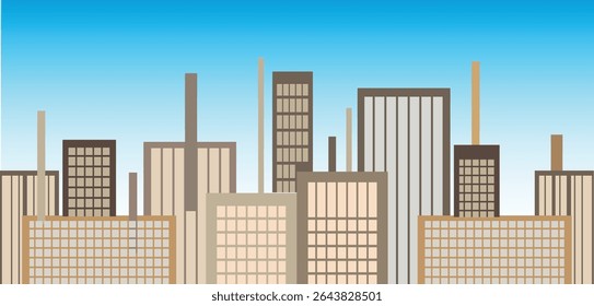 abstract city background silhouette of the city 