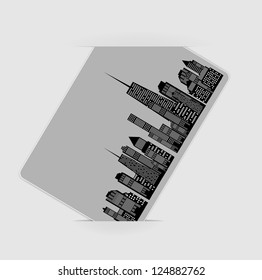 Abstract City background vector illustration for your design
