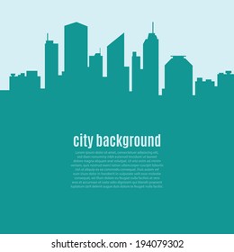 Abstract city background. Vector illustration