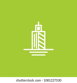 abstract city building logo