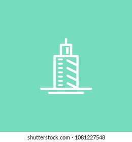abstract city building logo