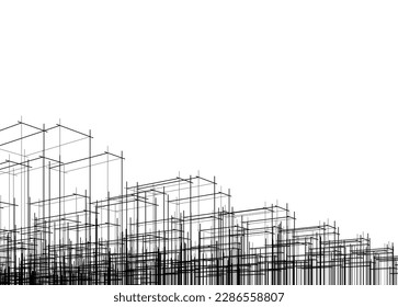 Resumen de la ilustración vectorial del concepto de ciudad